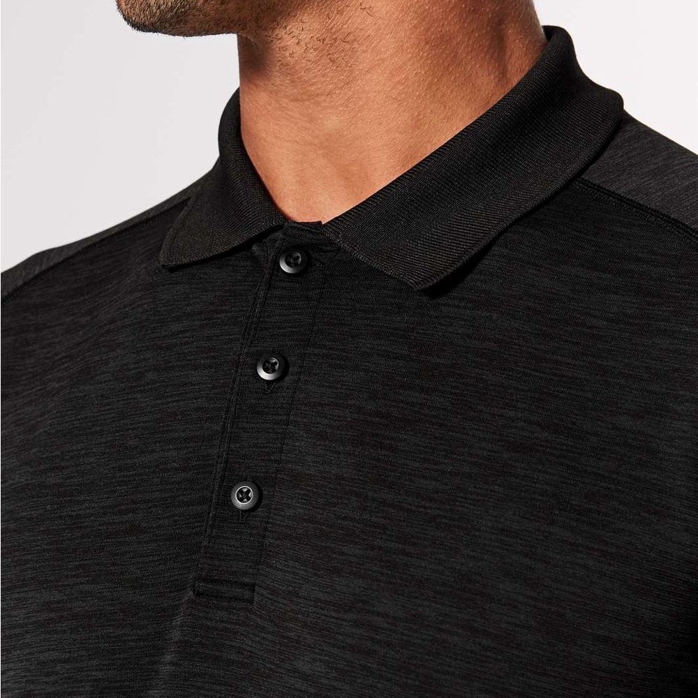 ❌SOLD❌ LULULEMON Men's Metal Vent Tech Polo Shirt - Grey/Black, Medium - Picture 6 of 6
